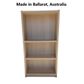 Bookcase S/S H1200xW600xD300mm 2 Shelves