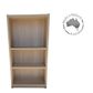 Bookcase S/S H1200xW600xD300mm 2 Shelves