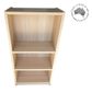 Bookcase S/S H1200xW600xD300mm 2 Shelves