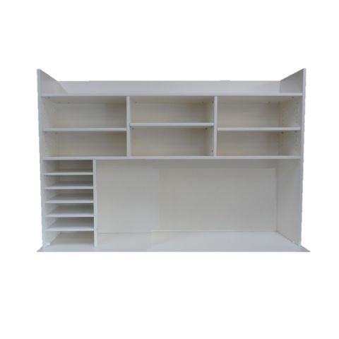 Lip Hutches with Pigeon Holes - various sizes and materials