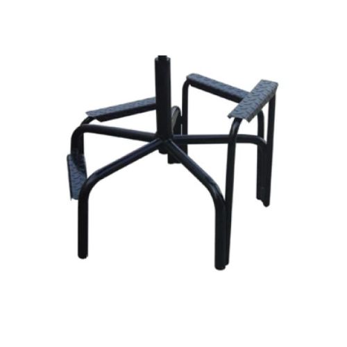 Spider base black powdercoat - accessory for a draft chair