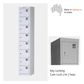 Steel Lockers STR - Flat Top - 1840mm high - Australian Made