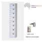 Steel Lockers STR - Flat Top - 1840mm high - Australian Made
