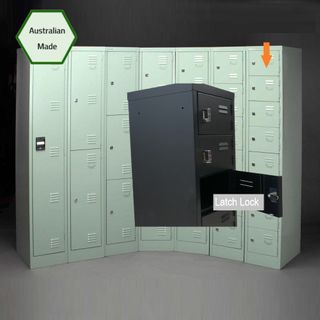Locker 8 Tier H1800xW380xD457mm Latchlock