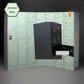 Steel Lockers - Flat Top - 1800mm high - Australian Made