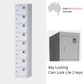 Steel Lockers STR - Flat Top - 1840mm high - Australian Made