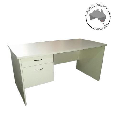 Sturt Desk L2100 x D900 x H725mm Single Pedestal L1