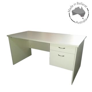 Sturt Desk L2100 x D750 x H725mm Single Pedestal L1