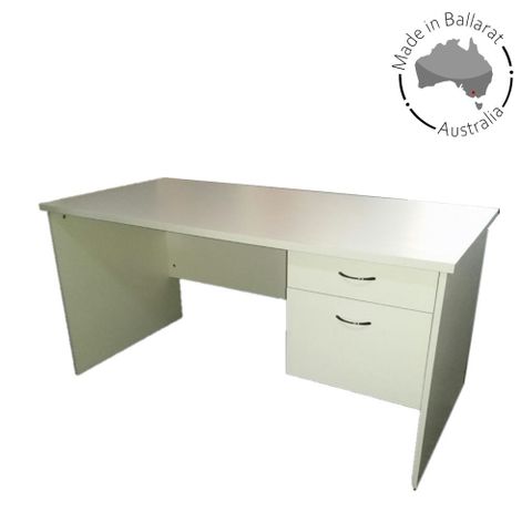 Sturt Desk L2100 x D750 x H725mm Single Pedestal L1