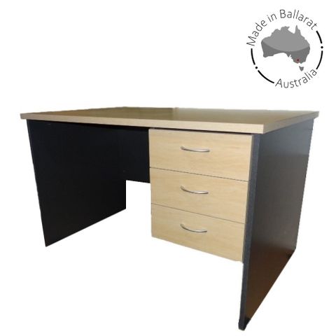 Sturt Desk L1500 x D750 x H725mm Single Pedestal L2