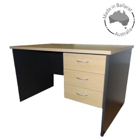 Sturt Desk L1650 x D900 x H725mm Single Pedestal L2