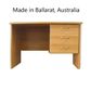 Eyre Student Desk Range with Pedestal - Made in Ballarat, Australia