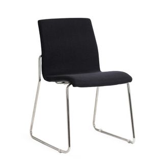 Design Visitor Chair Chrome Sled Base 120 kg F2