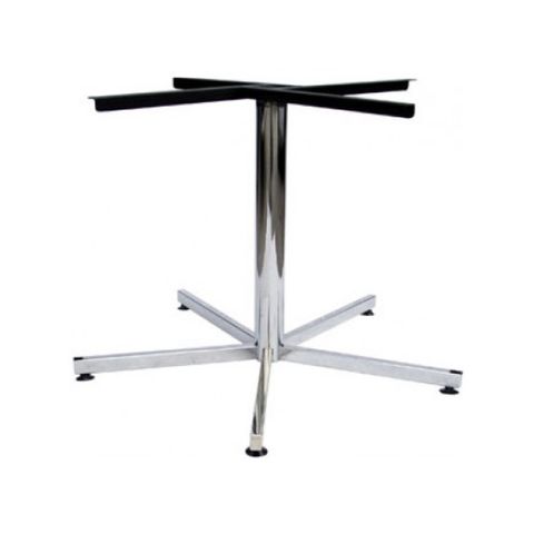 Mia 5-Way Table Frame suits Top 1500mm dia  Chrome