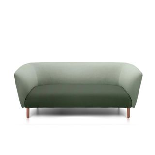 OLA Low Back Sofa 2 seater BlackTimberLeg Fab:Augustus