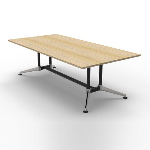 Typhoon Boardroom Table L2400xW1200mm H750mm NO/Blk