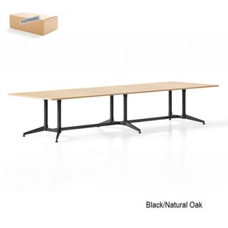 Typhoon Boardroom Table L3200xD1200mm H750mm NO/Blk