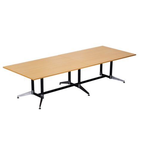Typhoon Boardroom Table L3200xD1200mm H750mm NO/Blk
