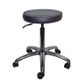 Medical Stool, Chrome Frame, 200mm Gaslift, Studio Encore Black Vinyl 110kg