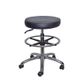 Medical Stool with Drafting kit, Chrome Frame, 270mm Gaslift, Studio Encore Black Vinyl 110kg