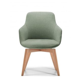 Saba Armchair with timber legs