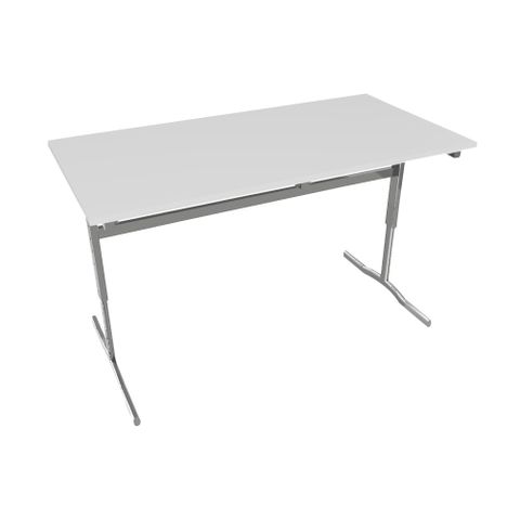 Adj. T-Leg Desk 1200x600mm Height 490-730mm RE Writeable