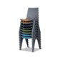 Euro Stacking Chair High Impact moulded PP