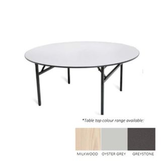 Deluxe Folding Table Round 1800mm Seats 10 Top 18mm