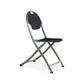 Swiftset Folding Chair 425kg  Black PP/Silver Frame MOQ20