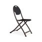 Swiftset Folding Chair 425kg  Black PP/Silver Frame MOQ20