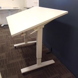 Sit/Stand Table with Tilt Top 1500x750mm, Height adj. L2