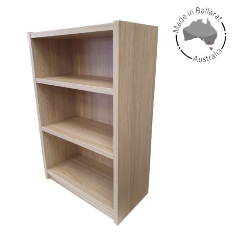 Bookcase Solid Back 25mm H900xW600xD300mm 2Sh L1