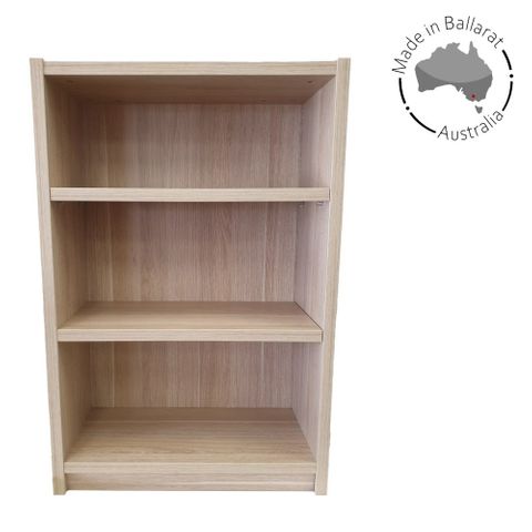 Bookcase Solid Back 25mm H900xW600xD300mm 2Sh L2