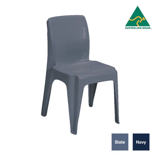 Integra Side Chair - UV-stabilised  Indoor/Outdoor Slate