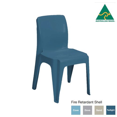 Integra Side Chair - UV-stabilised Fire-Retardant Twilight