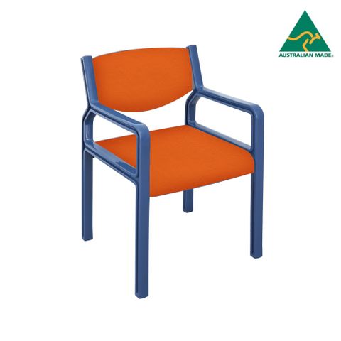 Pastoe Visitor Chair w/Arms PP upholstered 110kg Vinyl