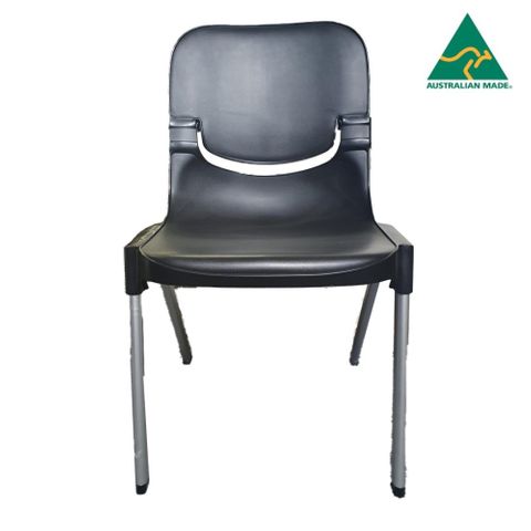 Progress Side Chair  PP Shell  Alu Legs  Blk Shell Runout Model