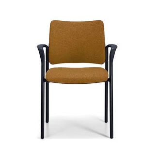 Seto Side Chair Arms Black 4leg 140kg Hawthorn