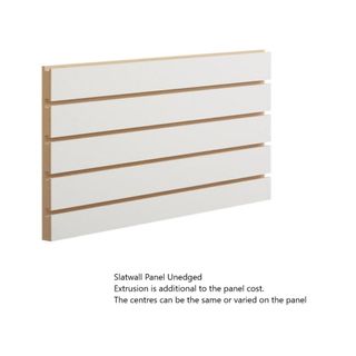 Slatwall Panel L2400xH1200mm Unfitted