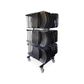 Half Wall Trolley for Folding Chairs Holds 30+ Chairs