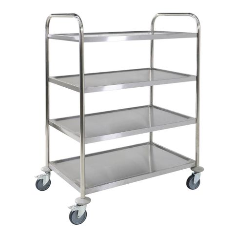 4 Tier Stainless Steel Trolley