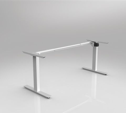 Agile Electric 2Leg Frame only suits L2400xD750mm White