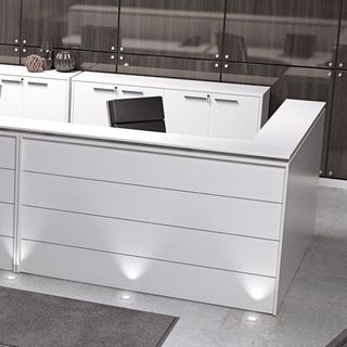 Axis Corner Reception w/Pop-Top 1842x1842mm White