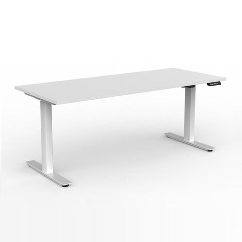 Agile Electric Sit/Stand Desk L1500xD800mm Wht L1