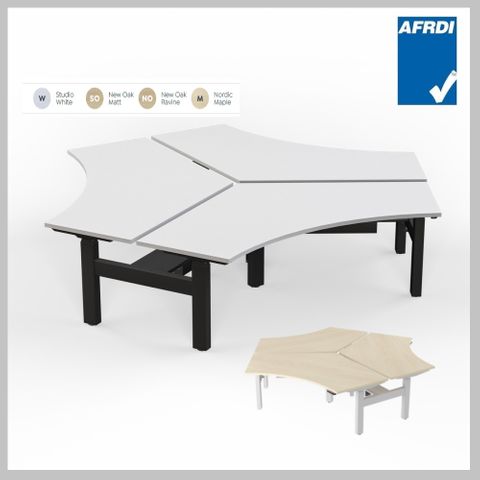 Agile Motion+ Workstation Cluster Triple 120°