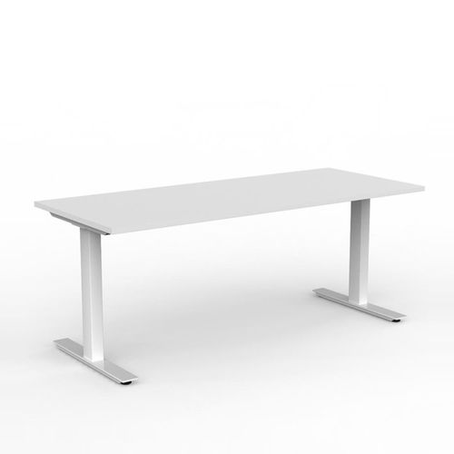 Agile Fixed Height Desk L1800xD800xH715mm Wht L1