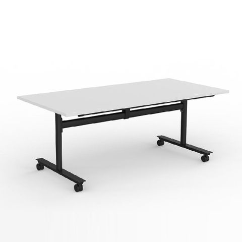 Agile Flip Table L1500 x D750mm Black White top