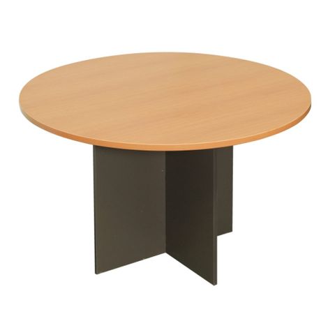 Rapid Worker Round Meeting Table Ironstone/Beech