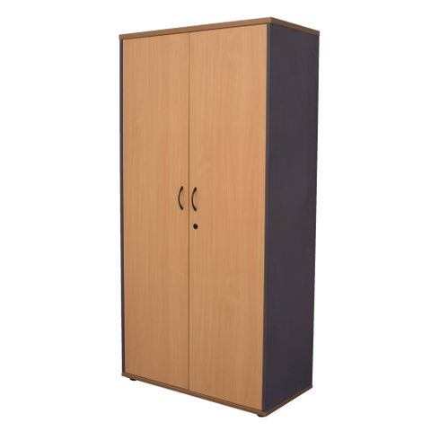 Rapid Worker Lockable Cupboard H1800xW900xD450mm - Melamine