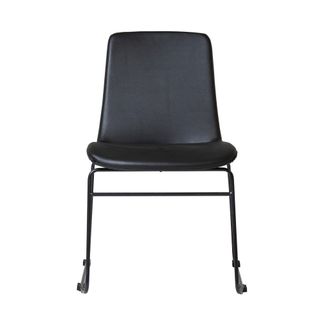 Tempo Visitor Chair  Black Frame, Black PU 110kg